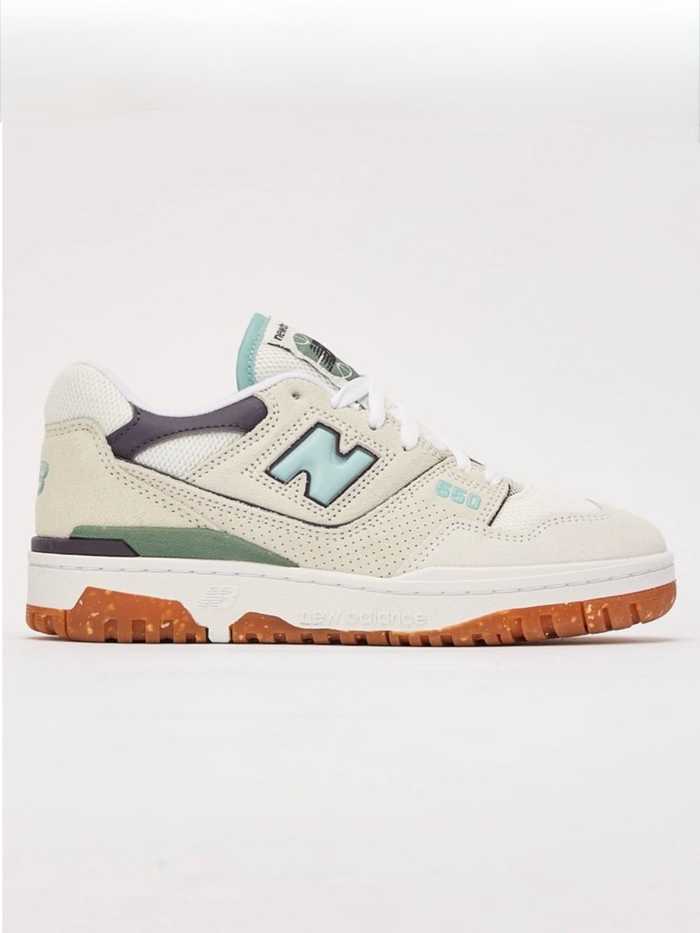 New Balance 550 Sea Salt/Winter Fog. Size 6.